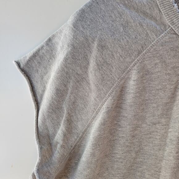 Free People That Tee Short Sleeve Pullover In Gray SZ S/P Oversized - Picture 9 of 9
